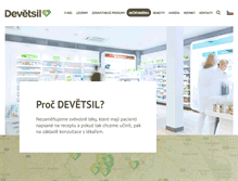 Tablet Screenshot of devetsil.cz